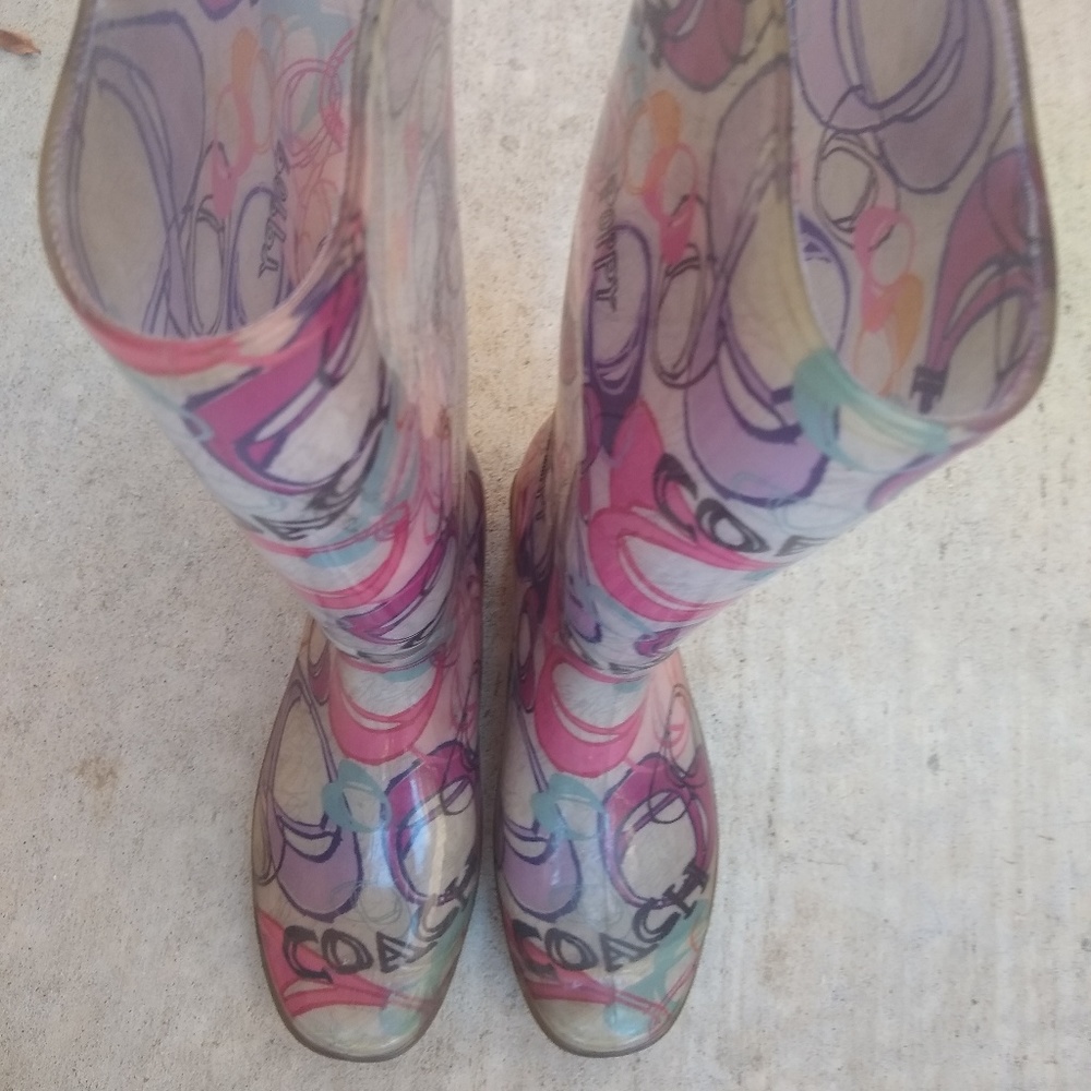 Coach | jelly poppy colorful rainboots - Picture 2 of 7